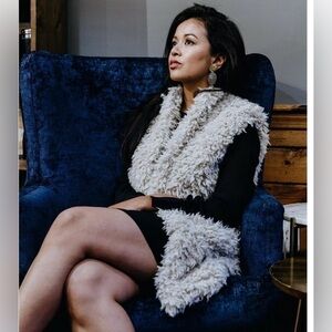 NWOT Emerson Fry Vegan Shearling Vest